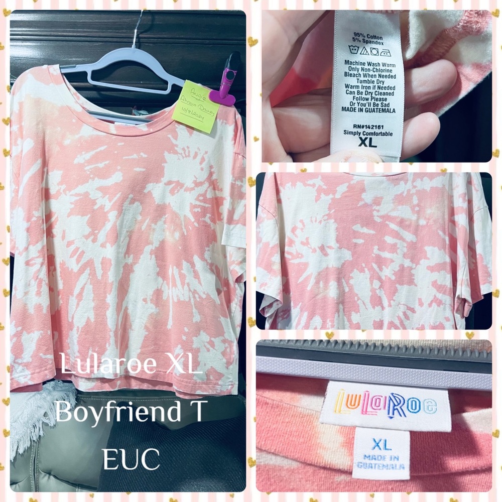 LuLaRoe XL Boyfriend T